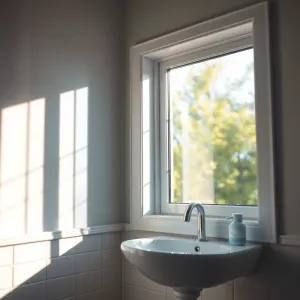 Wykończenie Okna W Łazience